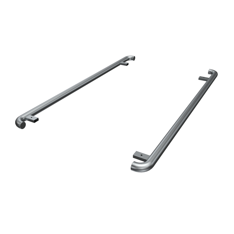 RVS Sidebars 60mm geschuurde uitvoering, L2 (Geschikt voor Volkswagen T5/ T6 / T6.1) (afbeelding ter illustratie)