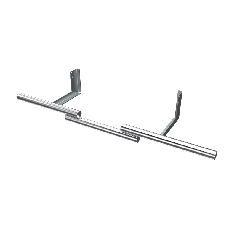 RVS Rearbar gepolijste uitvoering 60 mm trekhaak uitvoering, L1, L2 (Geschikt voor Volkswagen T5/ T6 / T6.1) (afbeelding ter illustratie)