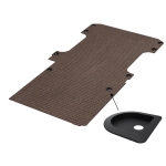 Vloerplaat, enkele schuifdeur en achterklep , bruin, 12mm incl 8 vloerkuipjes, L3 (Geschikt voor Jumpy / Expert / ProAce / Vivaro / Scudo) (afbeelding ter illustratie)